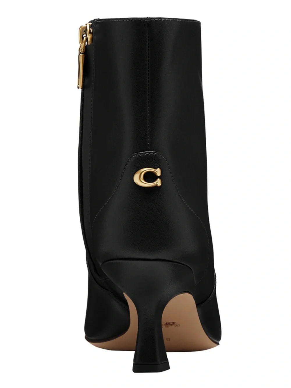 Coach Women's Sculpted C Kitten Heel Booties